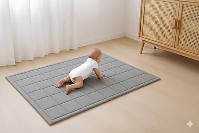 Crawling Mat - Grey