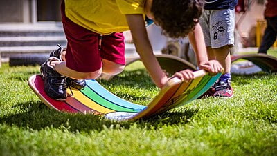 Curvy balance board